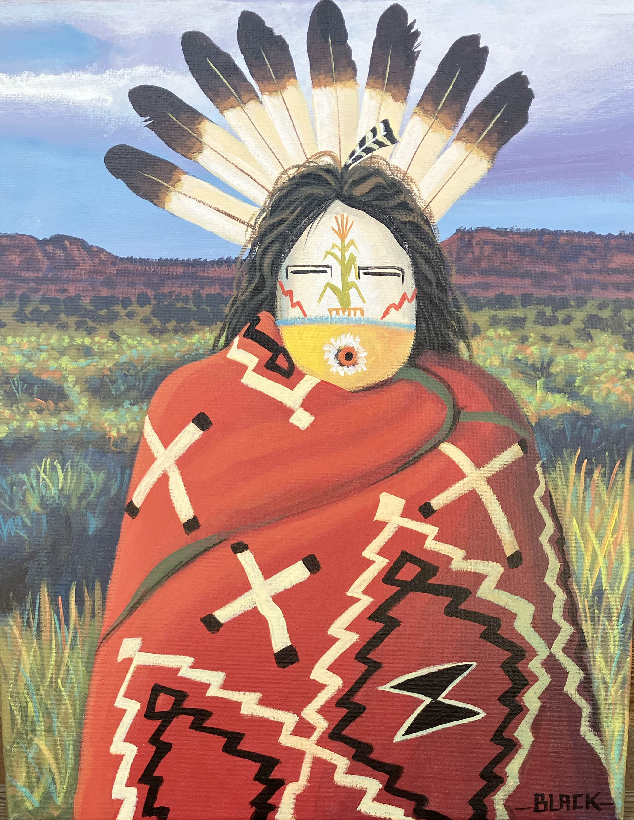  Jack Black | Navajo Yeii Bicheii Dancers | Penfield Gallery of Indian Arts | Albuquerque, New Mexico